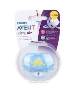 Ty ngậm thông khí Ultra Air Philips Avent cho bé từ 0-6 tháng hình khủng long (vỉ đơn)