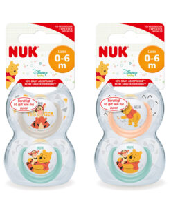 Bộ 2 ti giả NUK Cao su Disney Plus 0-6m
