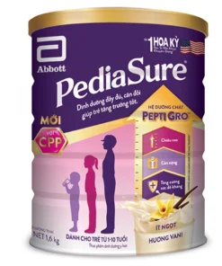 Sữa bột Abbott PediaSure 1.6kg cho trẻ từ 1-10 tuổi
