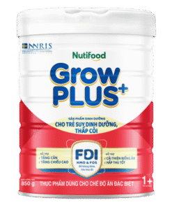Sữa bột Nutifood Growplus 1+ 850g cho trẻ từ 1-2 tuổi