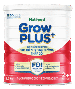 Sữa bột Nutifood Growplus 2+ 1.5kg cho trẻ trên 2 tuổi