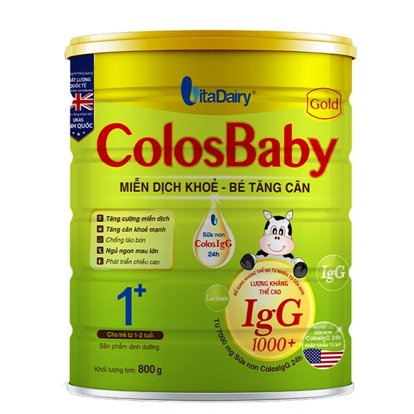 Sữa bột ColosBaby 1+ 800g cho trẻ từ 1-2 tuổi