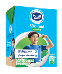 Sữa Tươi Dutch Lady có đường 110ml