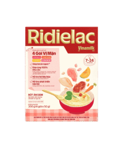 Bột ăn dặm Vinamilk Ridielac gold 4 gói 4 vị mặn hộp 200g