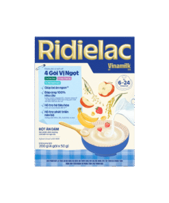 Bột ăn dặm Vinamilk Ridielac gold 4 gói 3 vị ngọt hộp 200g
