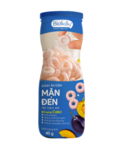 Bánh ăn dặm Biobaby – Vị mận đen hũ 40g
