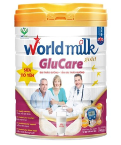 Sữa tổ yến tiểu đường WORLDMILK GLUCARE 900G dành cho người bệnh tiểu đường và tiền tiểu đường
