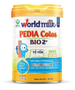 Sữa dinh dưỡng cho trẻ từ 1–10 tuổi World Milk Pedia Colos Bio 2+ 900g