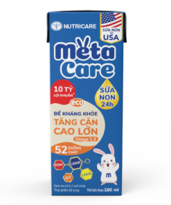 Sữa non 24h Metacare Eco 180ml (dạng lốc 4 hộp)