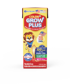 Sữa non 24h Nutricare Colos GrowPlus 180ml (dạng lốc 4 hộp)