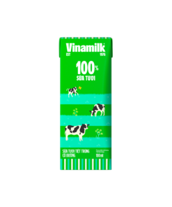 Sữa tươi tiệt trùng Vinamilk hộp 180ml