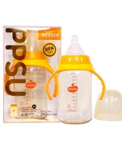 Bình sữa cổ rộng PPSU 260ml Wesser