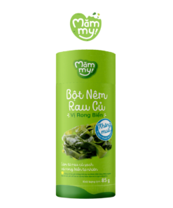 Bột nêm rau củ Mămmy không muối vị rong biển, an toàn cho bé 1 tuổi - Chai 85g