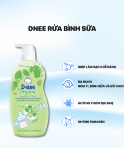 Nước rửa bình sữa D-nee Organic chai 600ml