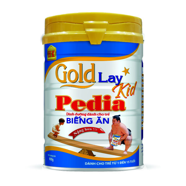 Sữa cho bé biếng ăn, chậm tăng cân 900g - Sữa biếng ăn Goldlay Pedia 900g
