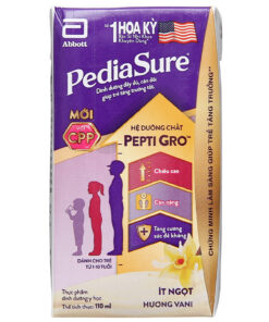 Sữa dinh dưỡng Abbott PediaSure vị vani 110ml (dạng lốc 4 hộp)