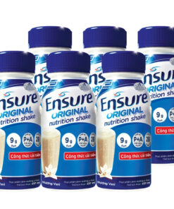 Sữa dinh dưỡng Ensure Original vani 237ml (dạng lốc 6 chai)