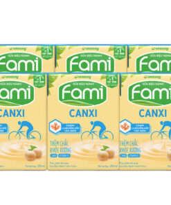 Lốc 6 hộp sữa đậu Fami Canxi 200ml