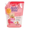 Nước giặt xả quần áo cho bé Babi Mild hương hoa anh đào túi 2.4 lít