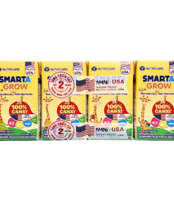 Sữa dinh dưỡng pha sẵn Nutricare Smarta Grow hương vani 110ml (dạng lốc 4 hộp)
