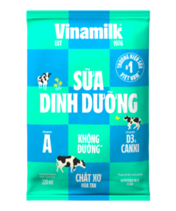 Sữa tươi Vinamilk không đường 220 ml