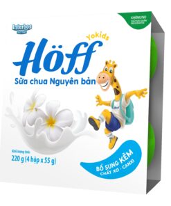 Sữa chua có đường Hoff vị nguyên bản 4x55g