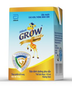 Sữa dinh dưỡng Abbott Grow Gold hương vani 110ml (dạng lốc 4 hộp)