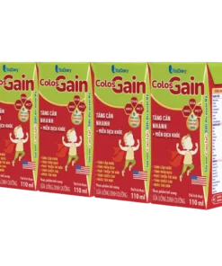 Sữa uống dinh dưỡng Colos Gain 110ml, lốc 4 hộp (trên 1 tuổi)