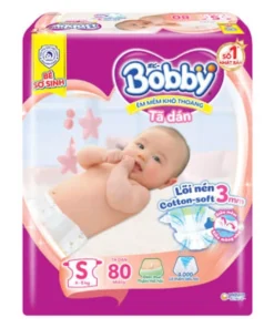 Tã dán Bobby size NB-  S - M - L - XL siêu thấm hút