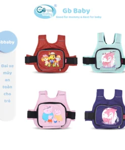 Đai đi xe máy an toàn cho bé Gb baby, phù hợp cho bé ngồi vững từ 1-12 tuổi (9kg ~ 30kg)