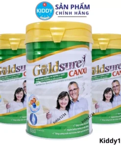 Sữa canxi GOLDSURE CANXI NL 900G dành cho người già, ngừa loãng xương, tiểu đường