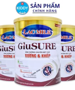 Sữa Lacmilk Glusure dinh dưỡng chuyên biệt dành cho người bệnh xương khớp với Glucosamine lon 850g