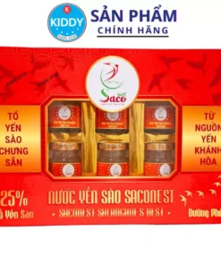 Yến sào Khánh Hòa loại thượng hạng - 25% yến đậm đặc chưng đường phèn Saconest