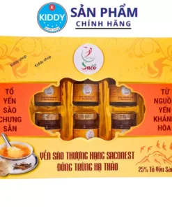 Yến sào Khánh Hòa loại thượng hạng - 25% yến đậm đặc bổ sung Đông trùng hạ thảo Saconest
