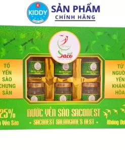 Yến sào Khánh Hòa loại thượng hạng - 25% yến đậm đặc KHÔNG ĐƯỜNG Saconest hợp với người ăn kiêng