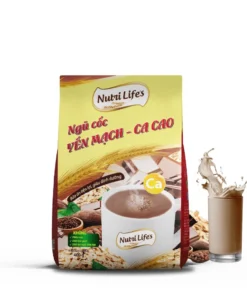 Ngũ Cốc Yến Mạch Cacao Nutrilifes Túi 400g (16 gói x 25g)