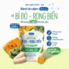 Bánh Ăn Dặm Biobaby (bí đỏ-rong biển) bổ sung canxi và chất xơ hỗ trợ tiêu hóa cho bé từ 6 tháng, túi 30g