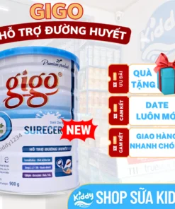 Sữa tiểu đường Gigo lon 900g hỗ trợ kiểm soát đường huyết